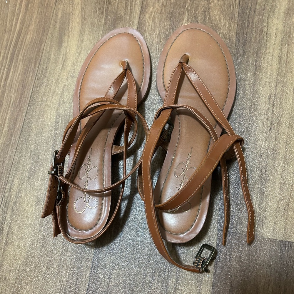 Brown Leather Sandals